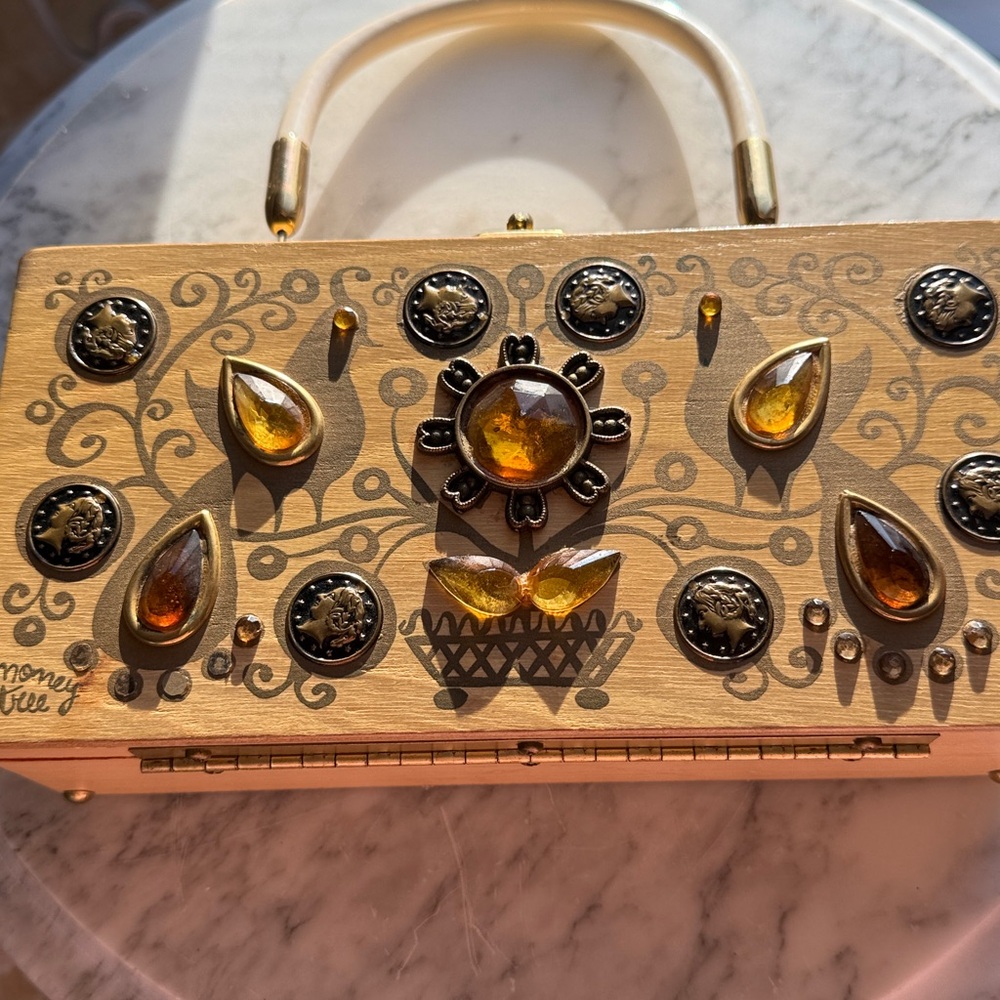 Enid Collins of Texas- MONEY TREE
Wooden Box Bag, VINTAGE 1960’s - Picture 11 of 11